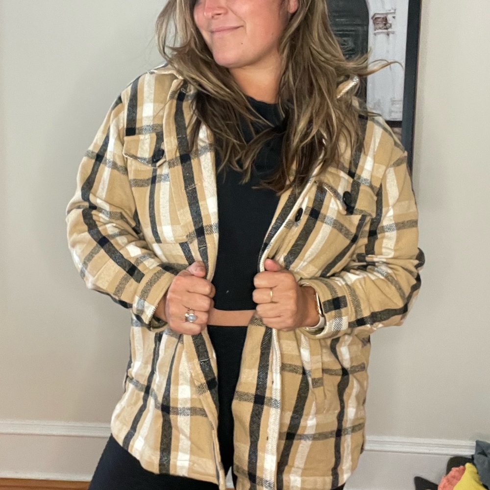 lucky brand shacket for fall!